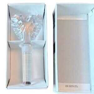 Mikasa VINTAGE Venus Heart Austrian Crystal Bottle Stopper - NWT/NIB